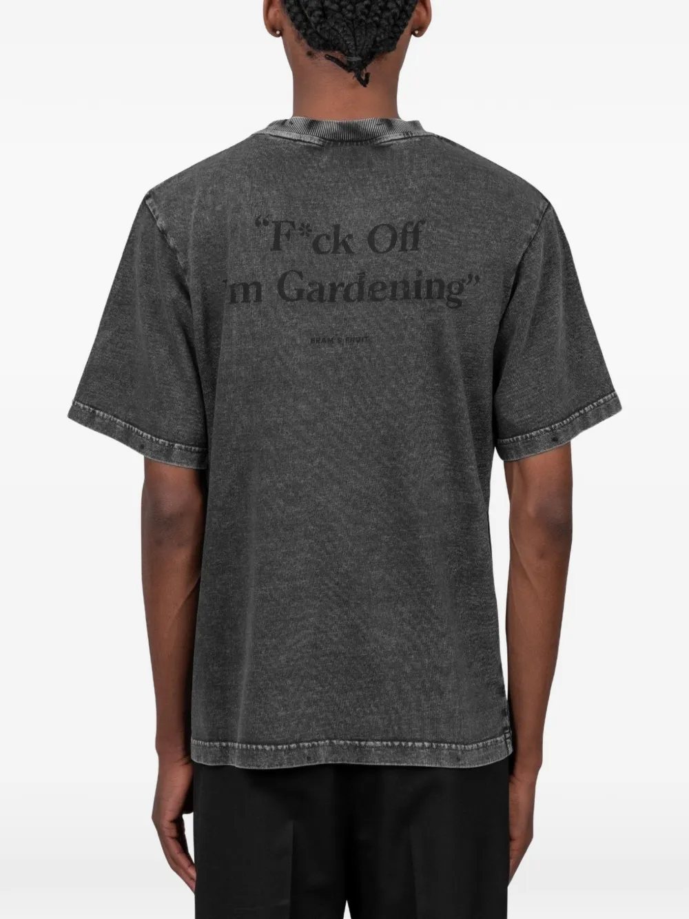Bram s Fruit Gardening T-shirt Grijs