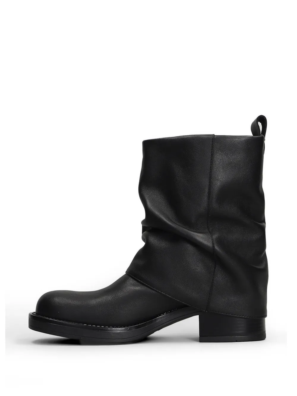 Gisel Moire Royal Biker leather boots Zwart