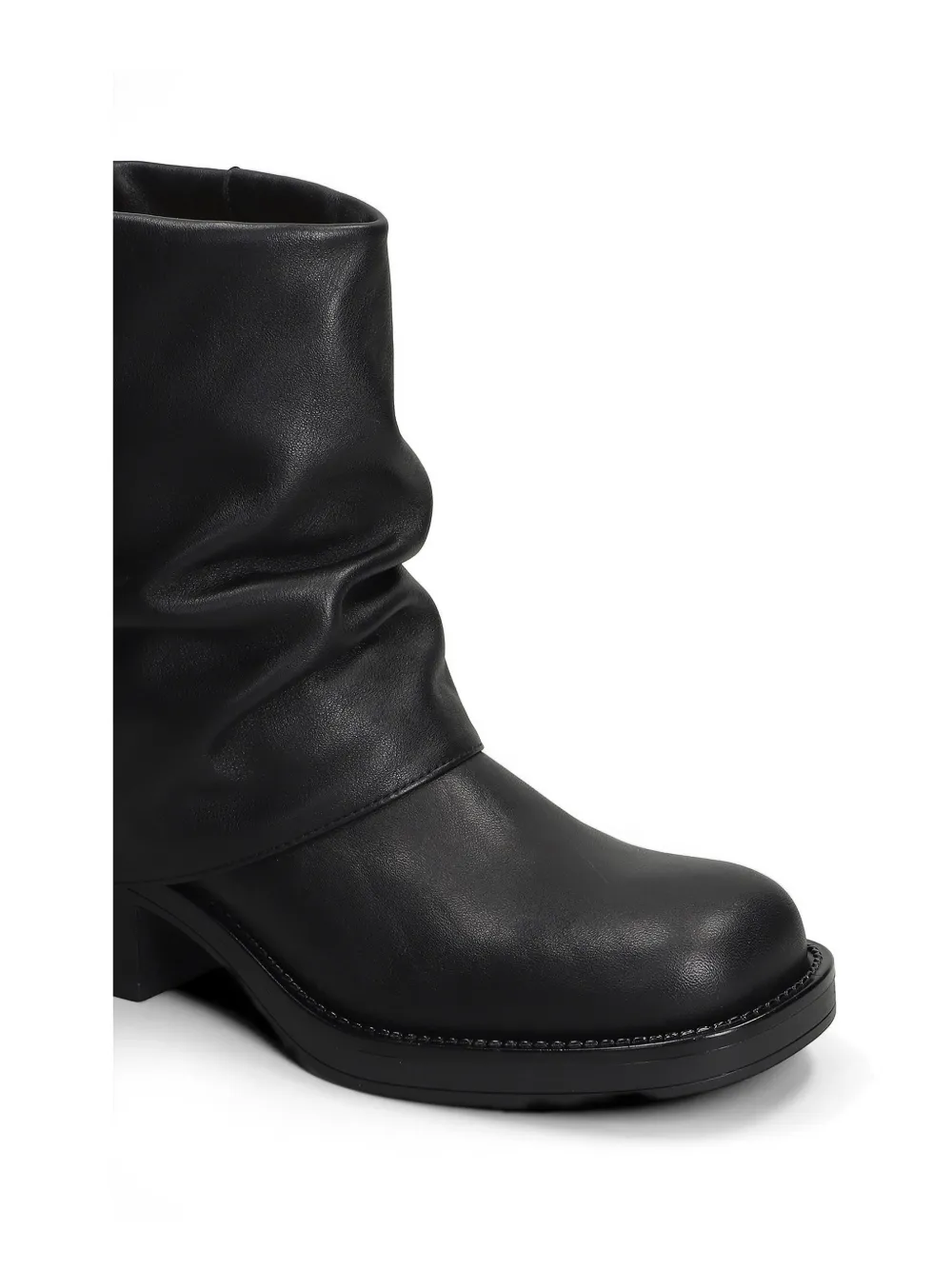 Gisel Moire Royal Biker leather boots Zwart