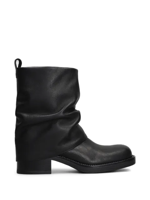Gisel Moire Royal Biker leather boots