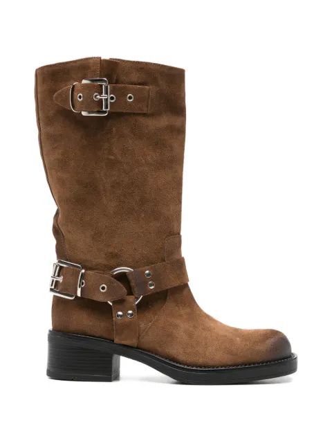 Gisel Moire Chester biker boots