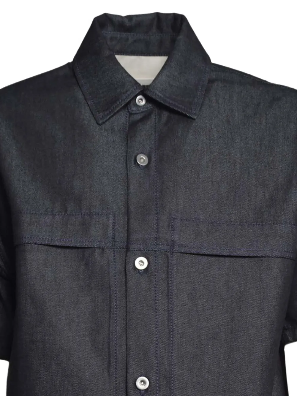  Jil Sander Short-sleeve Pocket Shirt - Blue 