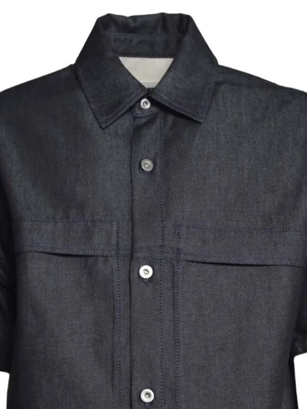 Jil Sander short-sleeve Pocket Shirt | Blue | FARFETCH IL