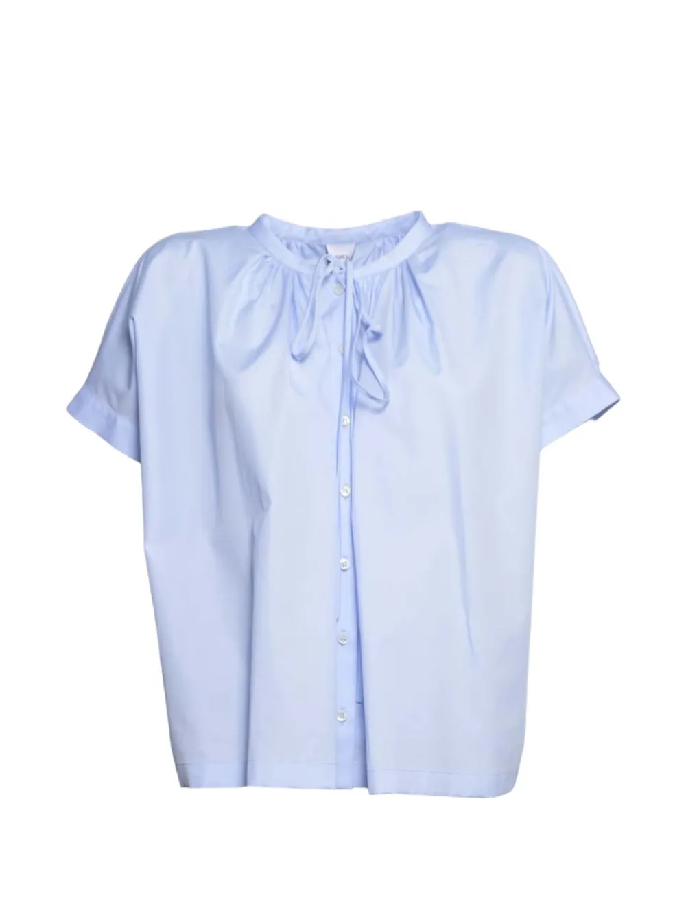 ASPESI tie-neck shirt - Blu