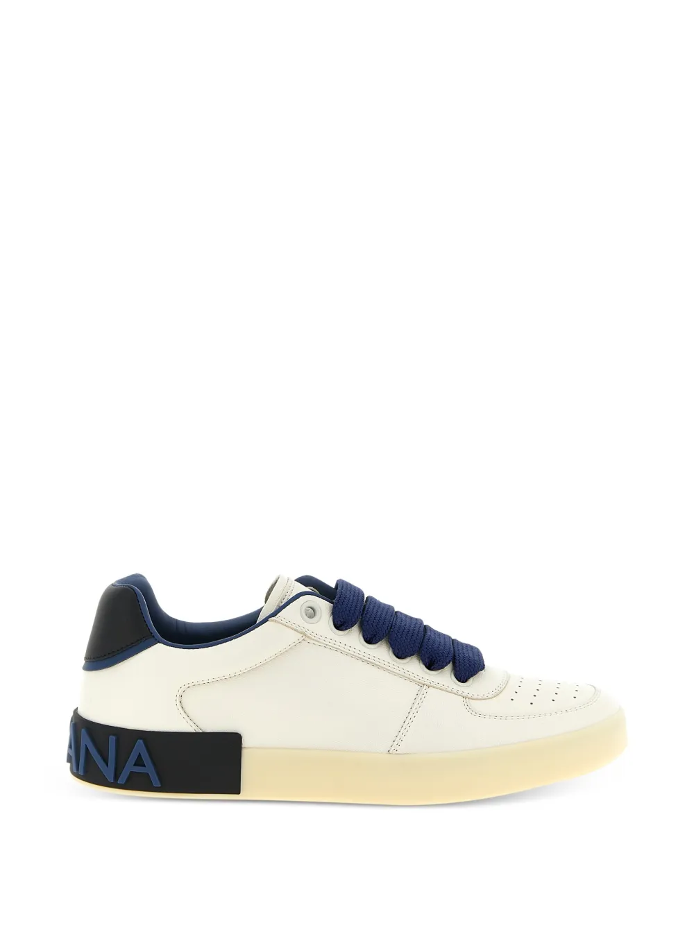 Dolce & Gabbana Portofino leather sneakers - Toni neutri