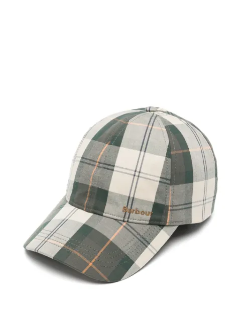Barbour Telfield Baseballkappe mit Schottenkaro