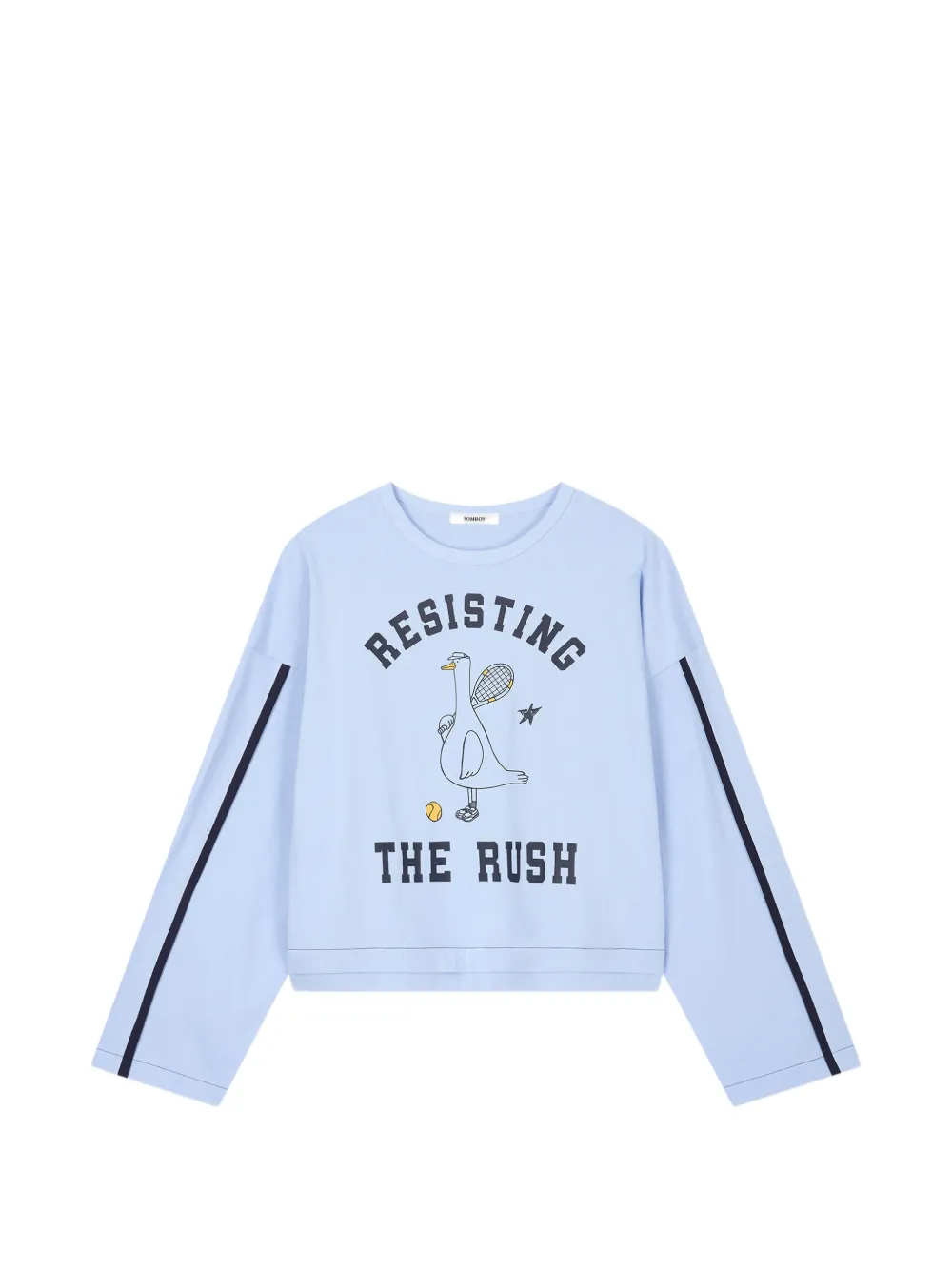 TOMBOY duck-print sweatshirt - Blu
