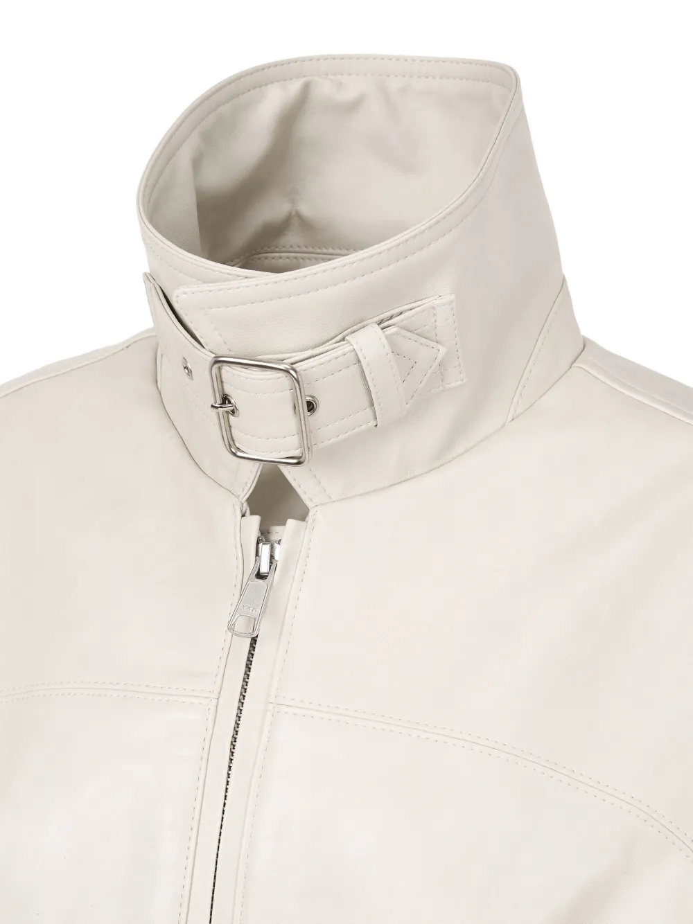 TOMBOY Jack van imitatieleer Beige