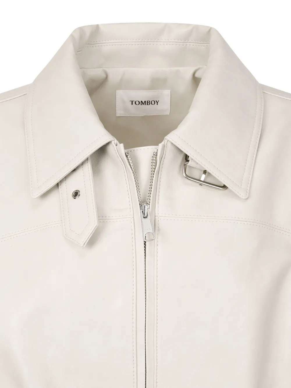 TOMBOY Jack van imitatieleer Beige