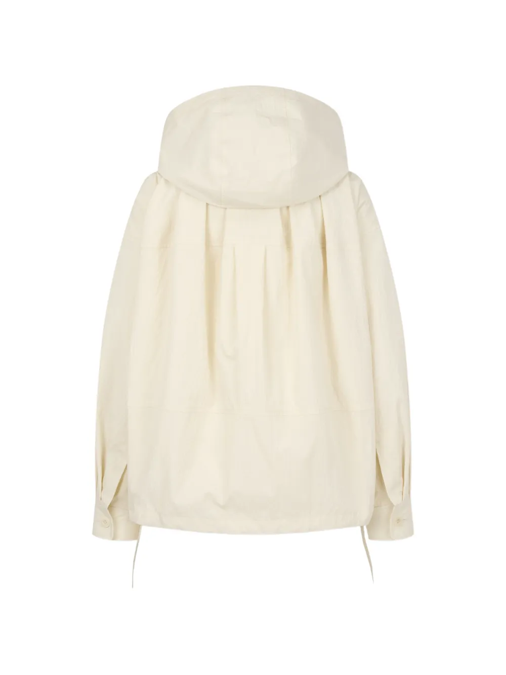  Tomboy Detachable-hood Jacket - Neutrals 