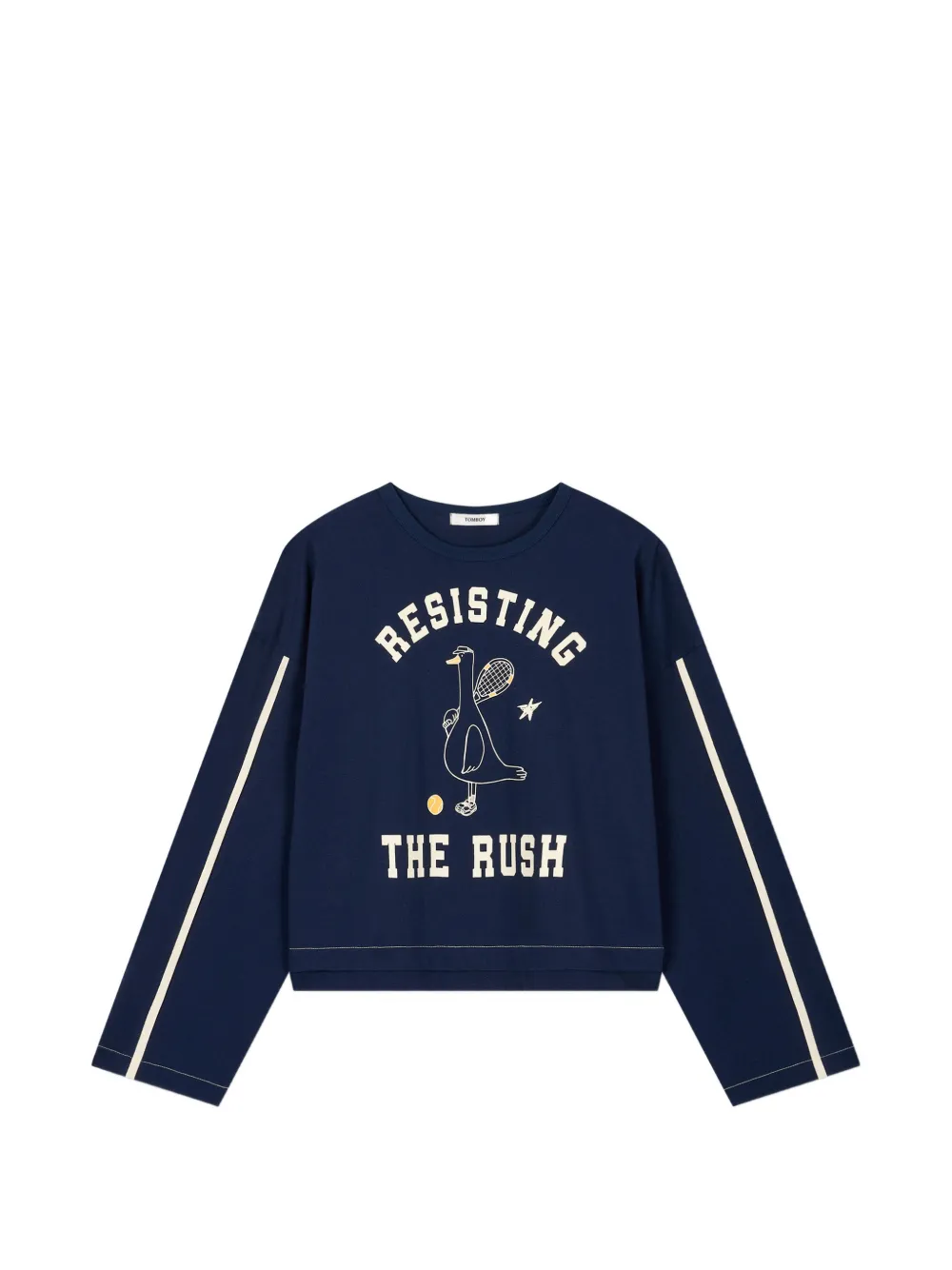 TOMBOY duck-print sweatshirt - Blu