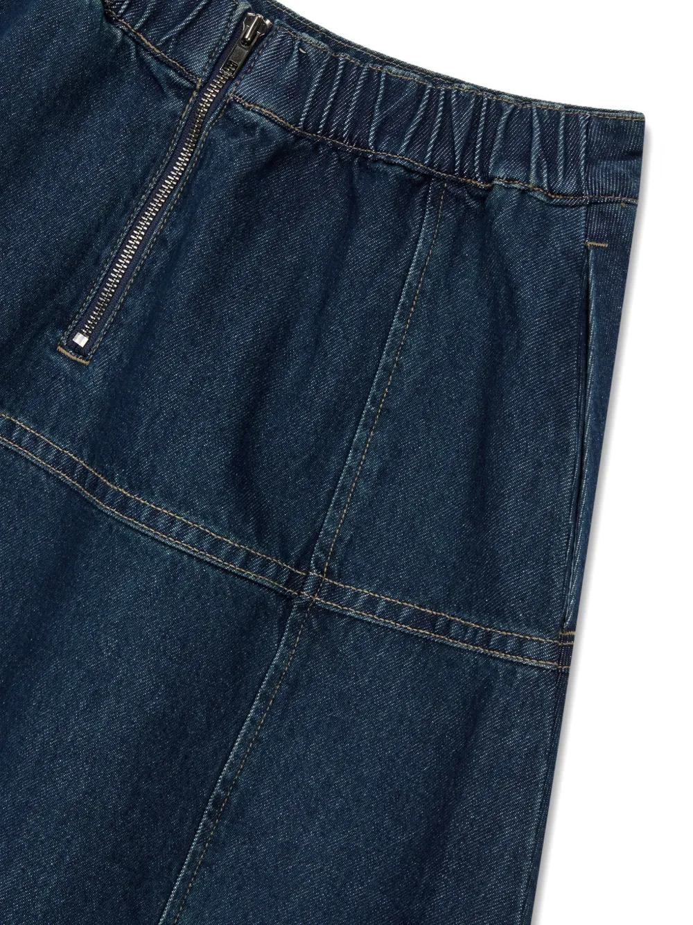 TOMBOY Midi-spijkerrok Blauw