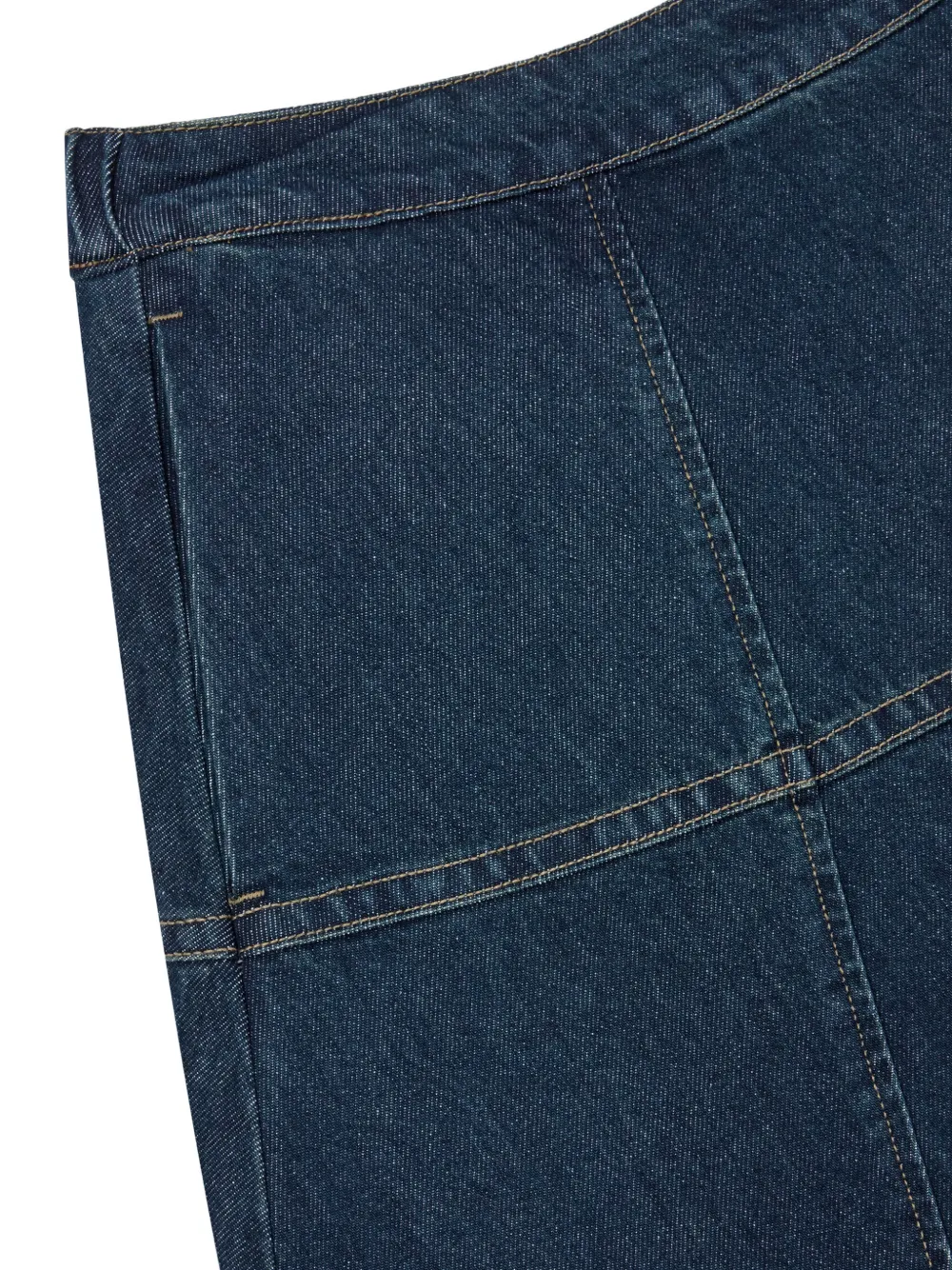 TOMBOY Midi-spijkerrok Blauw