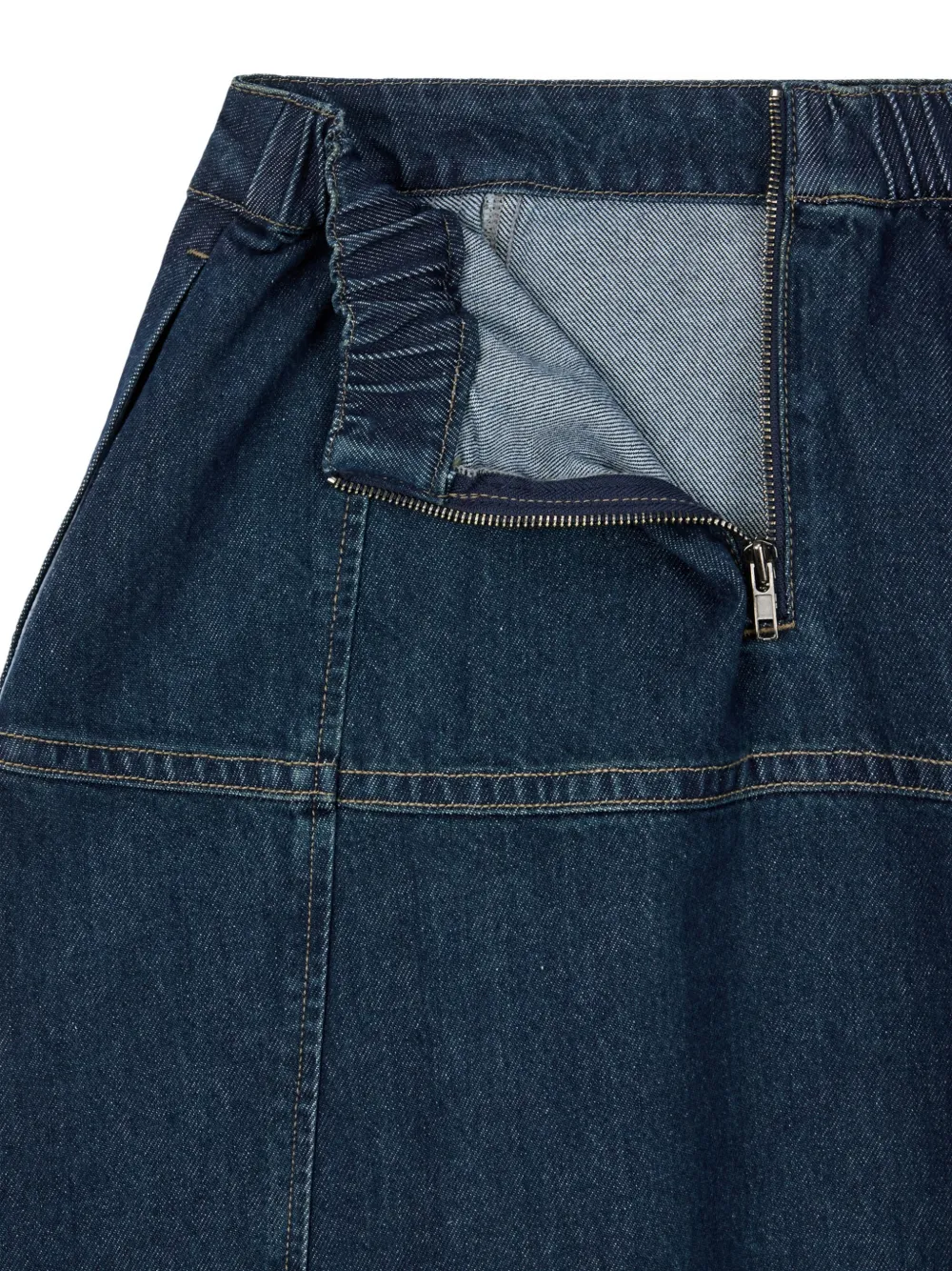 TOMBOY Midi-spijkerrok Blauw