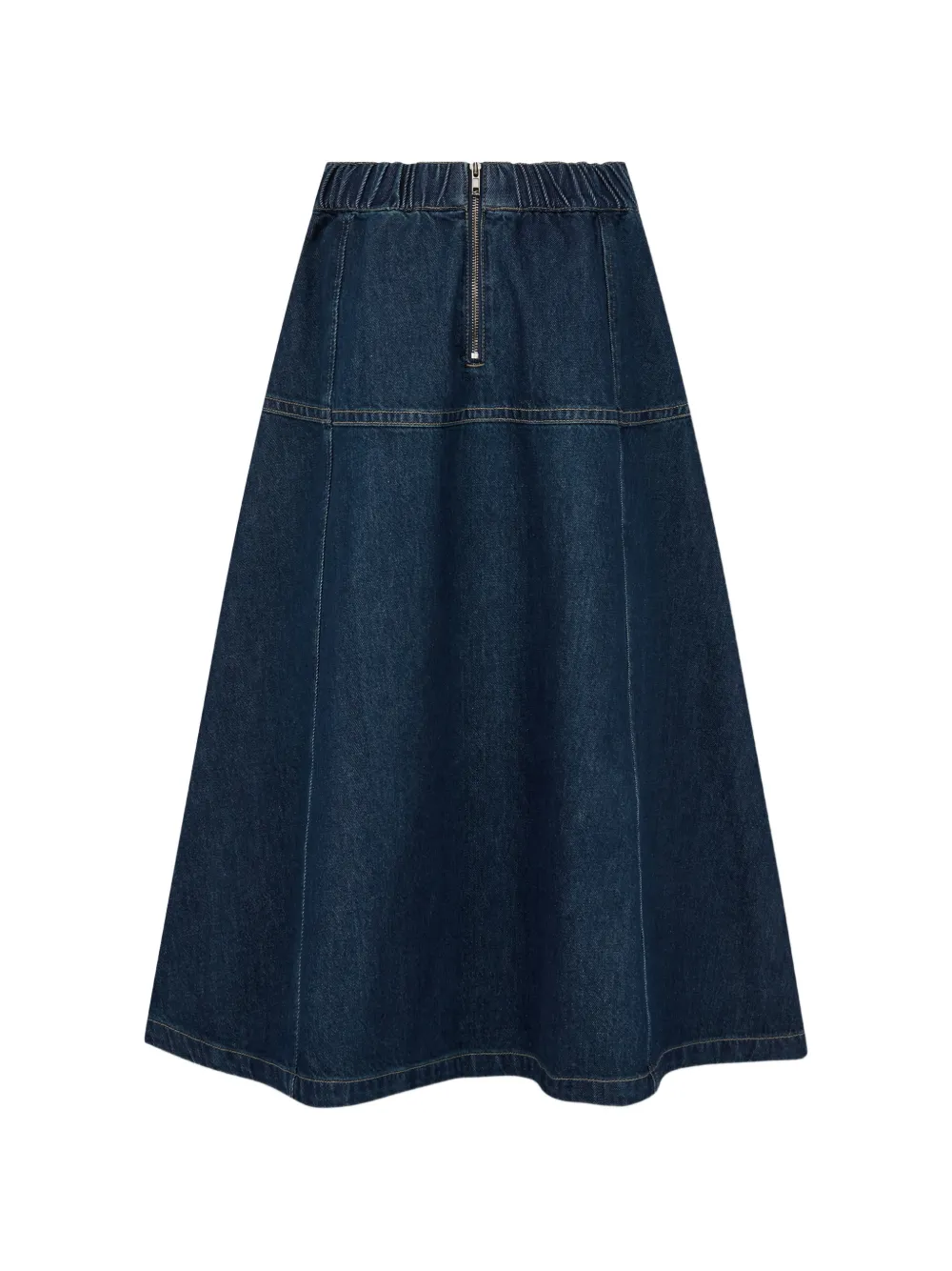 TOMBOY Midi-spijkerrok Blauw
