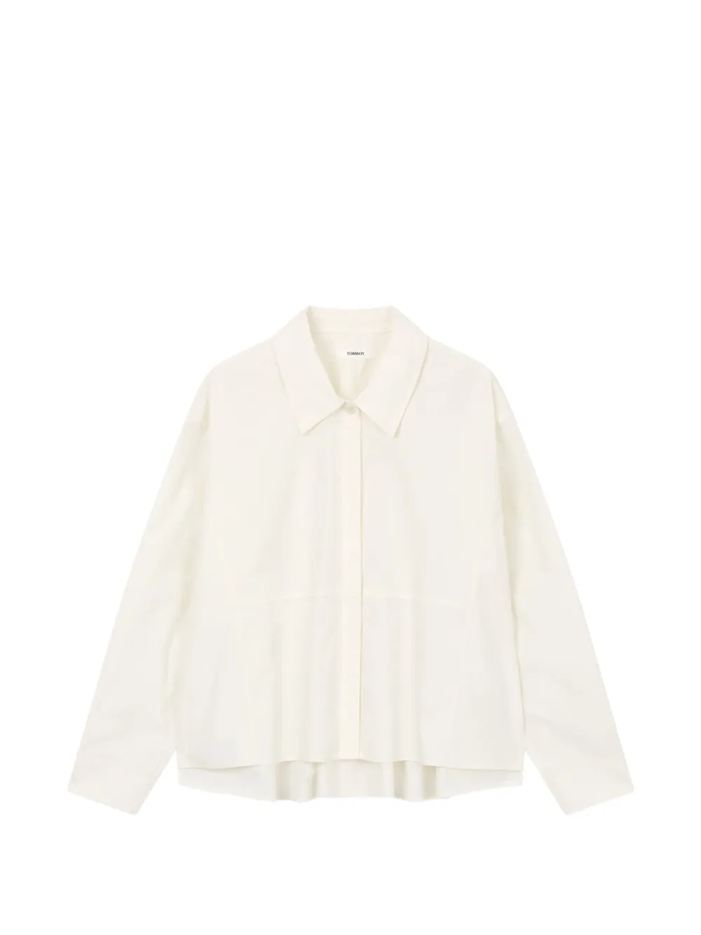 TOMBOY Unbalanced shirt - Nude