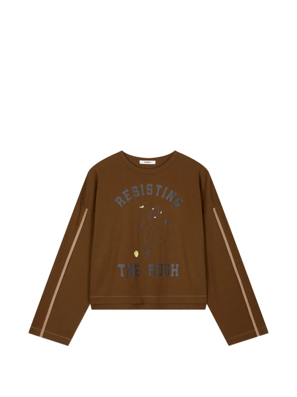 TOMBOY duck-print sweatshirt - Braun