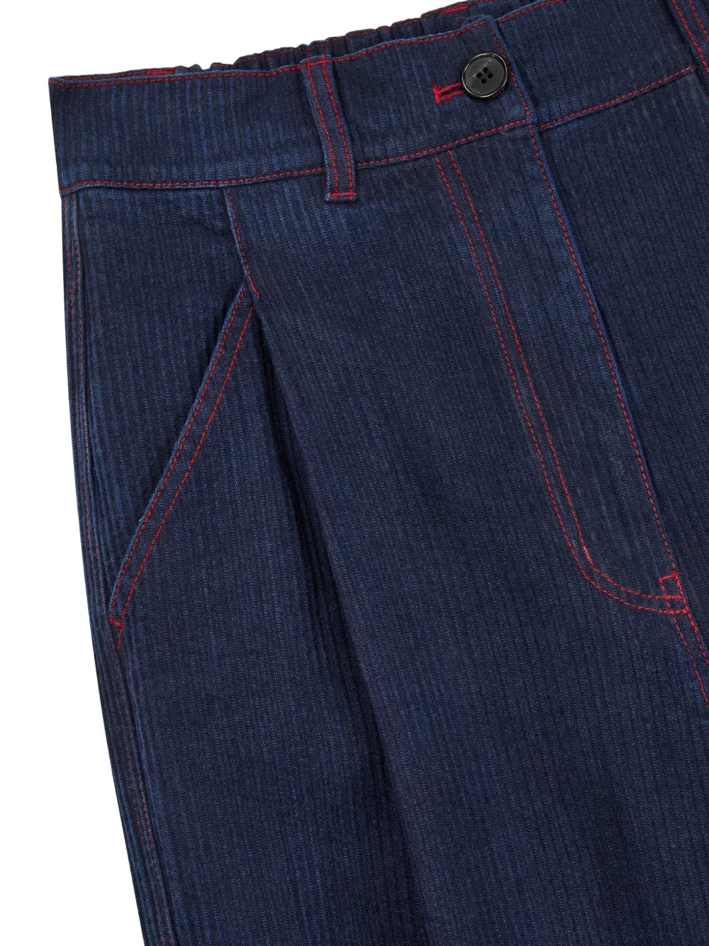 TOMBOY Jeans met elastische taille Blauw