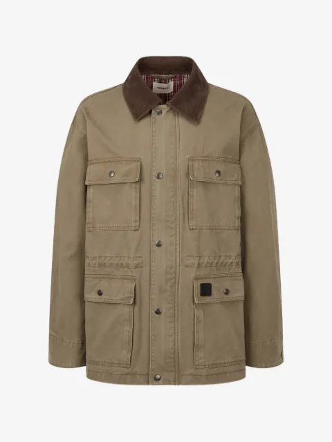 TOMBOY patch-pocket washed jacket