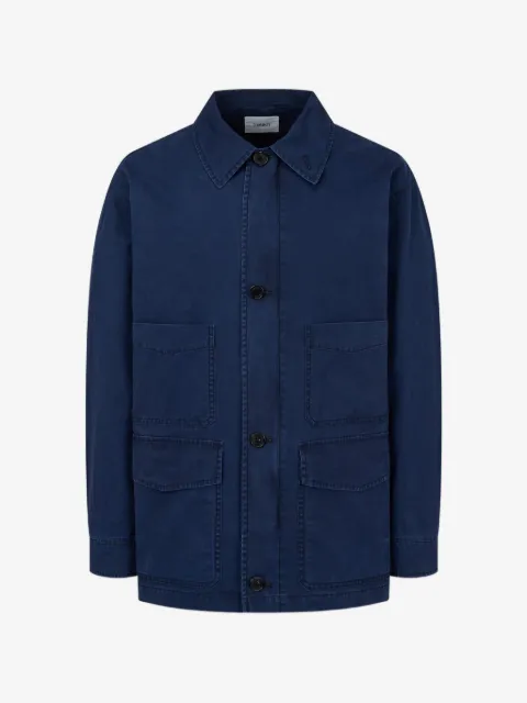 TOMBOY button-up washed-effect jacket