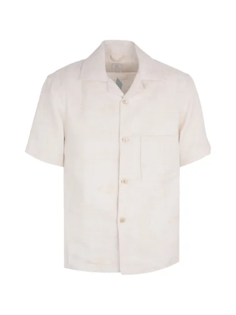 Eleventy paisley-patterned short-sleeve shirt