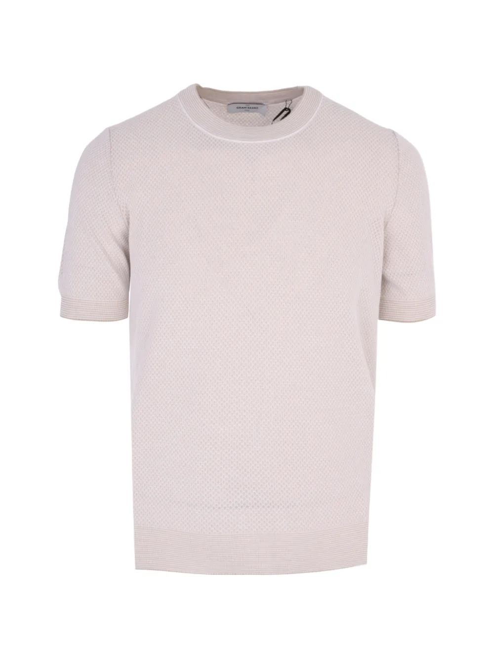Gran Sasso waffle-knit short-sleeve T-shirt