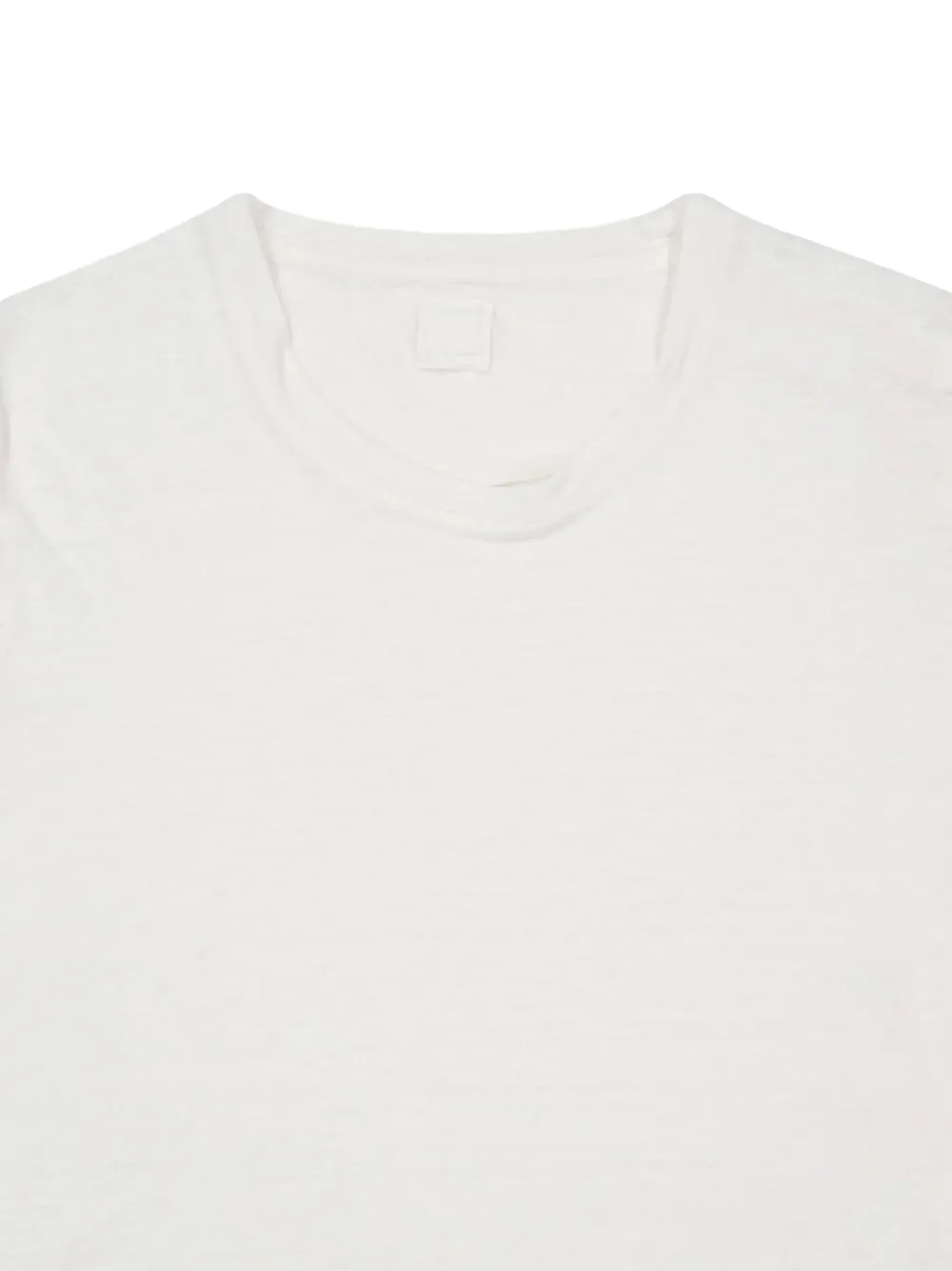 120% Lino T-shirt met korte mouwen Wit