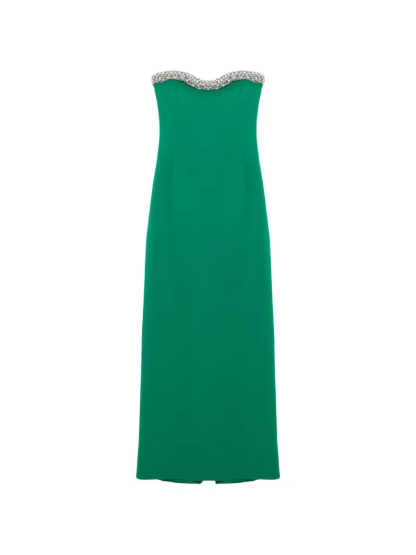 Simkhai Riona Bustier Gown in Green