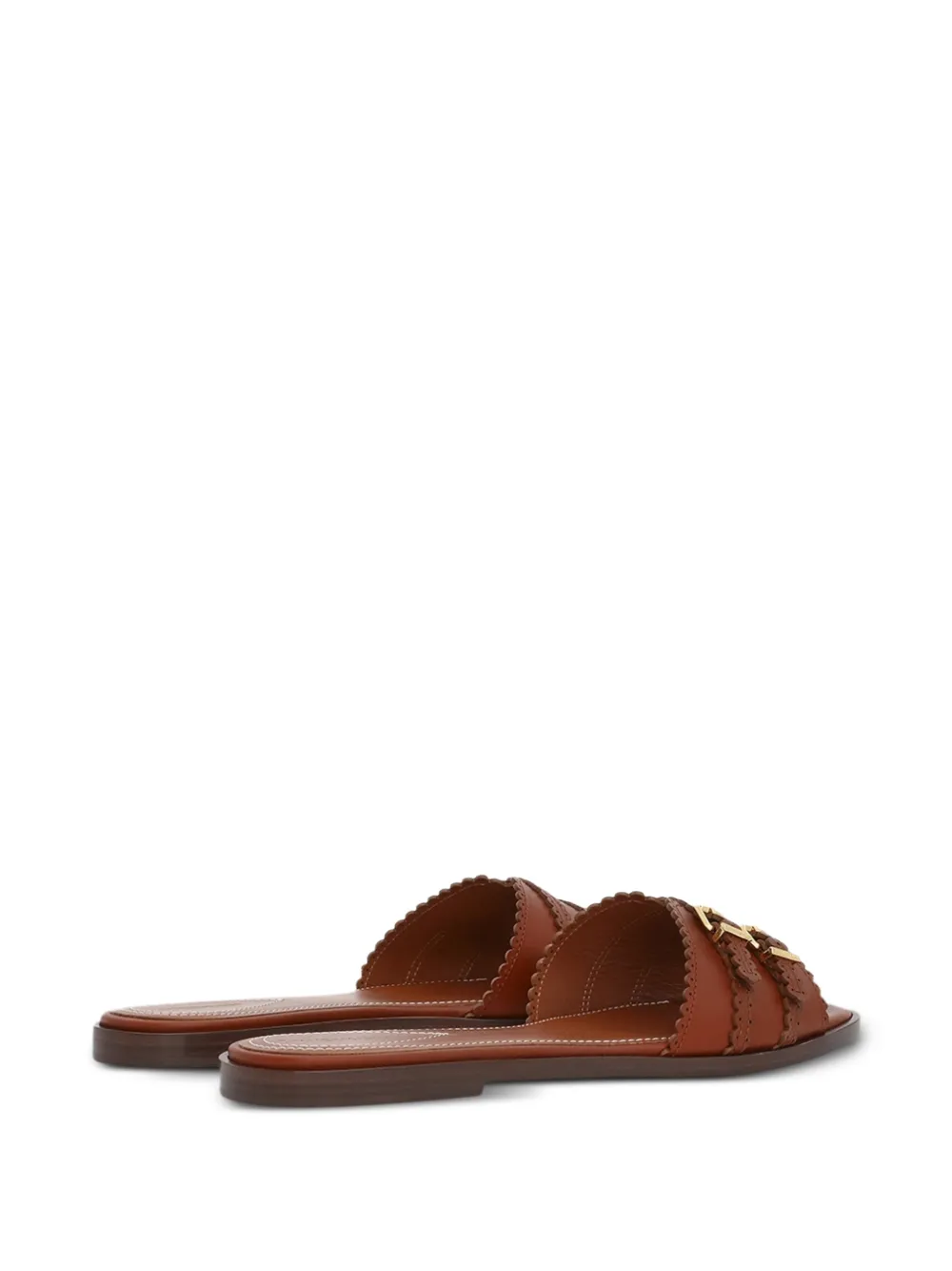ZIMMERMANN Goldie Slides in Brown, view 3