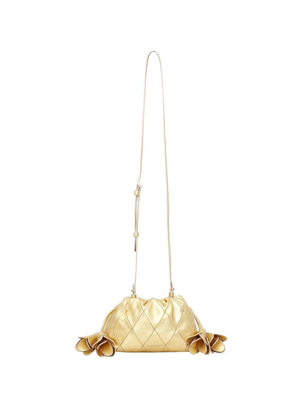 ZIMMERMANN Cloud 91 quilted leather clutch bag - Oro