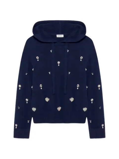 Simkhai Karmen crystal-embellished hoodie
