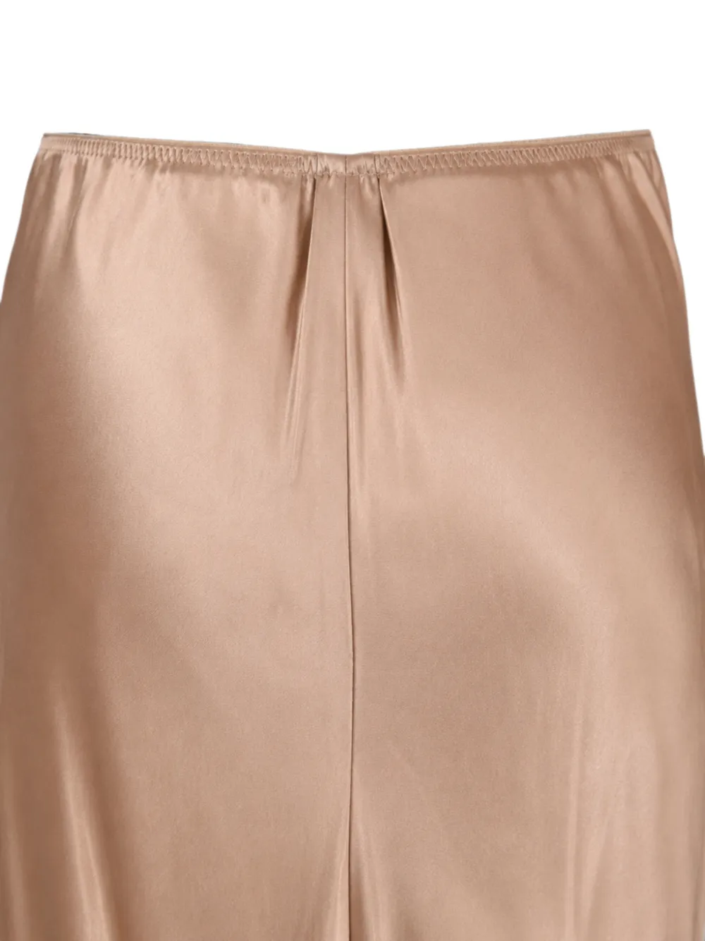 Fabiana Filippi Flared maxi-rok met satijnen afwerking Beige