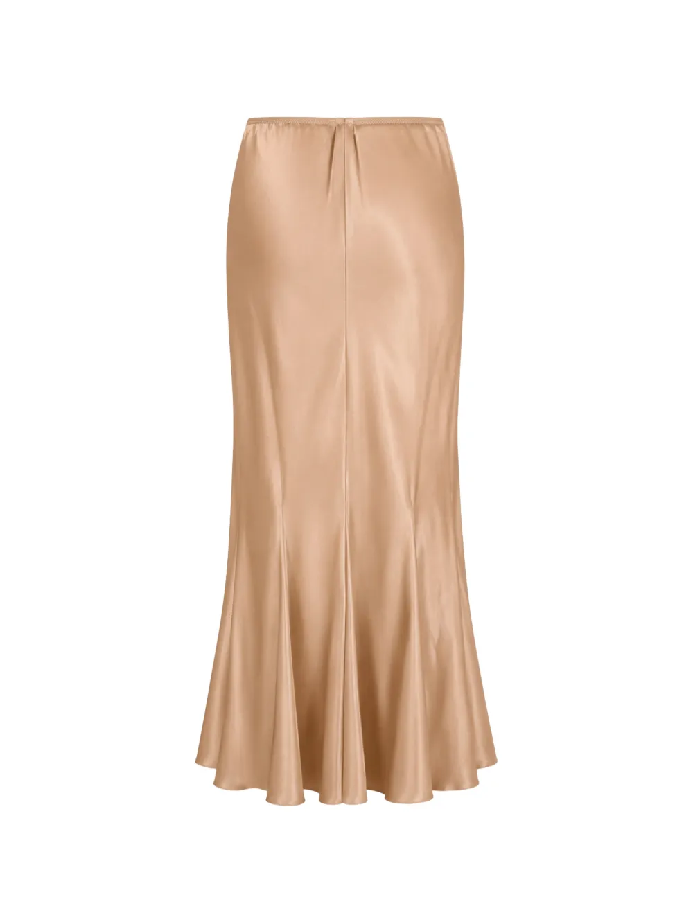 Fabiana Filippi Flared maxi-rok met satijnen afwerking Beige