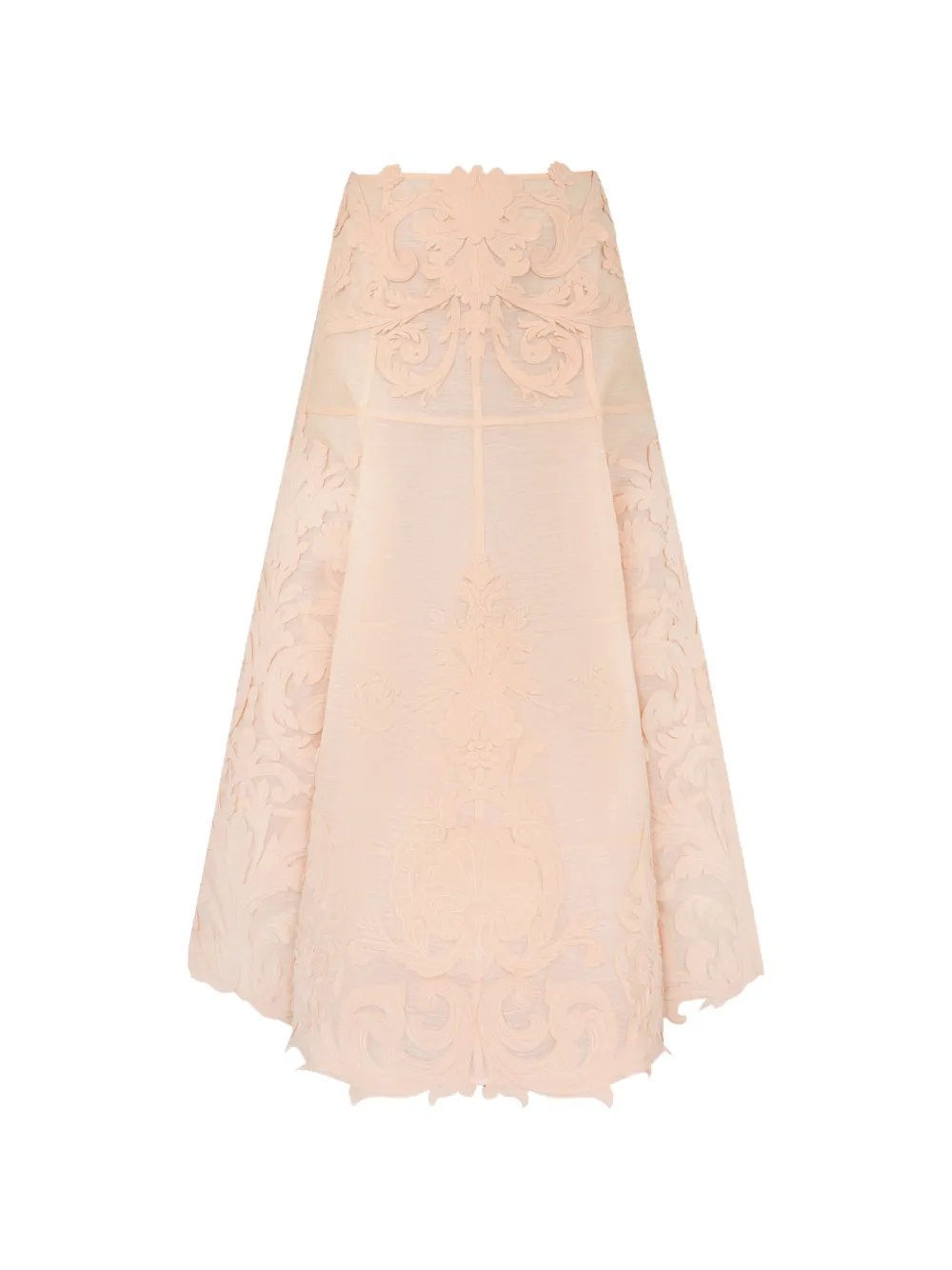 ZIMMERMANN Rebellion filigree midi skirt - Toni neutri