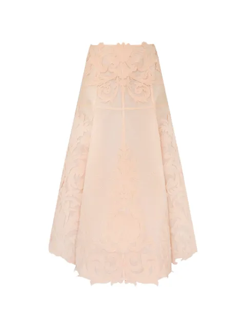 ZIMMERMANN Rebellion filigree midi skirt