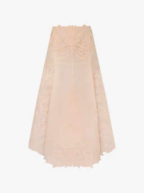 ZIMMERMANN Rebellion filigree midi skirt