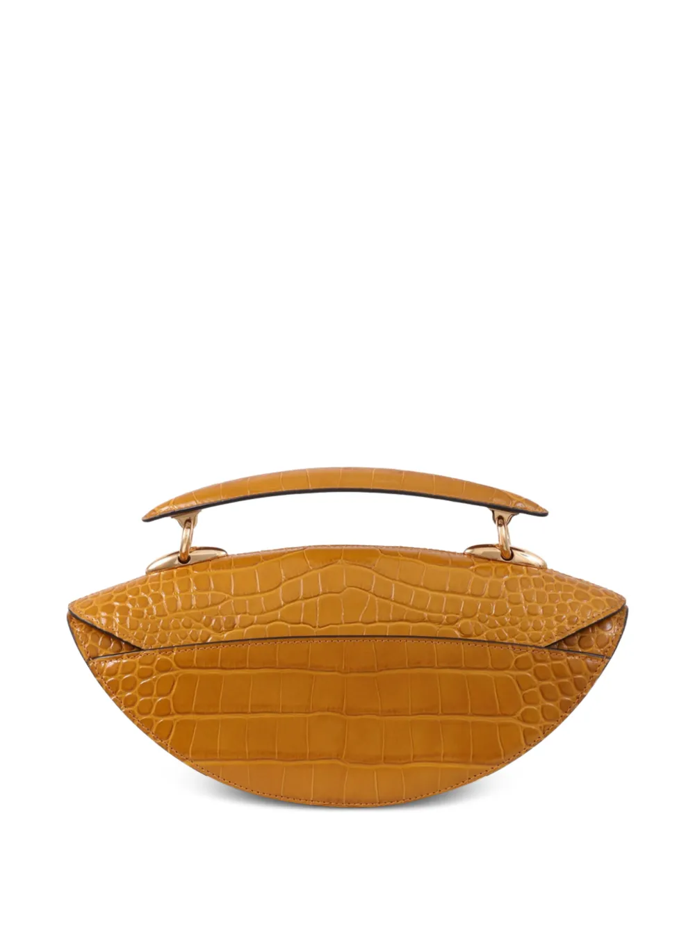ZIMMERMANN Wavelength shopper met krokodillen-reliëf Bruin