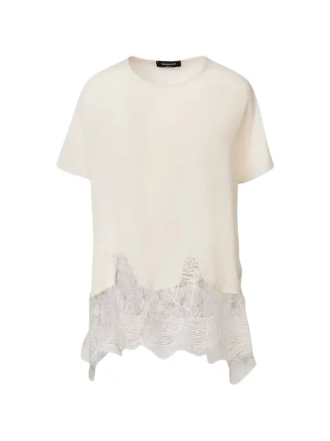 Fabiana Filippi lace-trim blouse