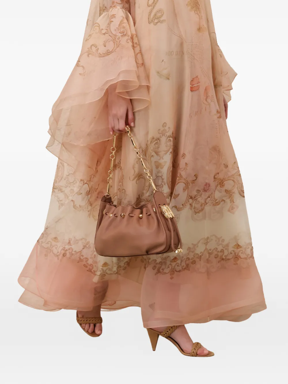  Zimmermann Bolso Shopper Halcyon Con Cadena - Marrón 