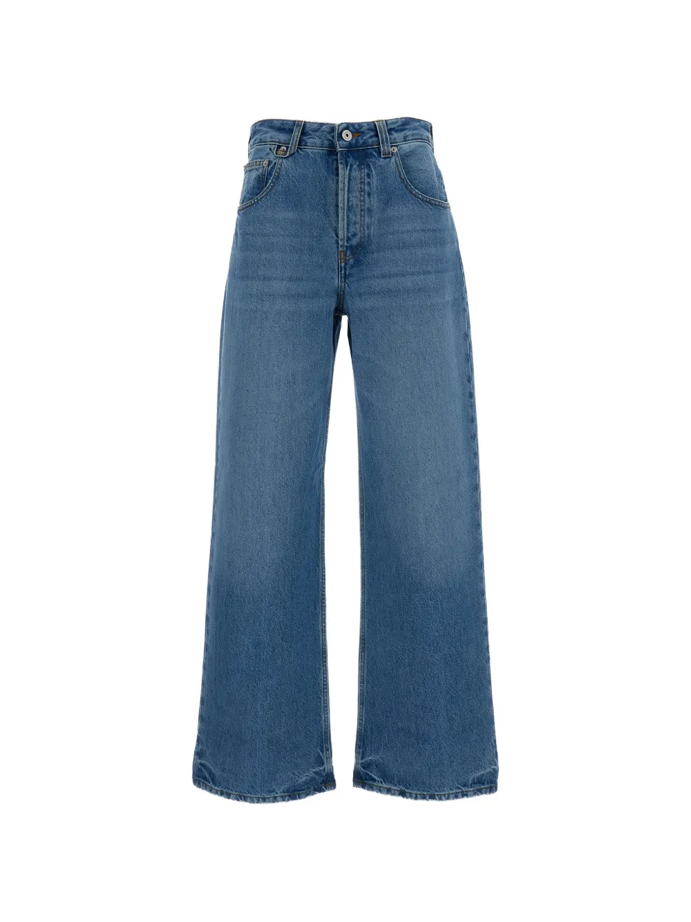 Jacquemus five-pocket wide-leg denim jeans - Blu