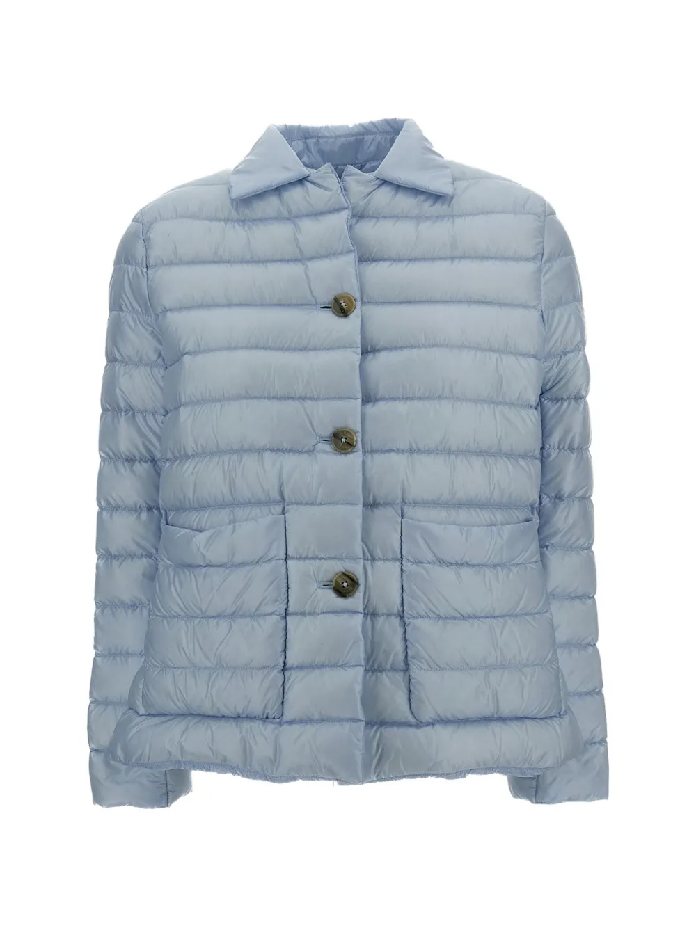 Herno quilted buttoned jacket - Blu