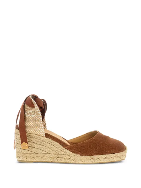 Castañer lace-up wedge espadrilles