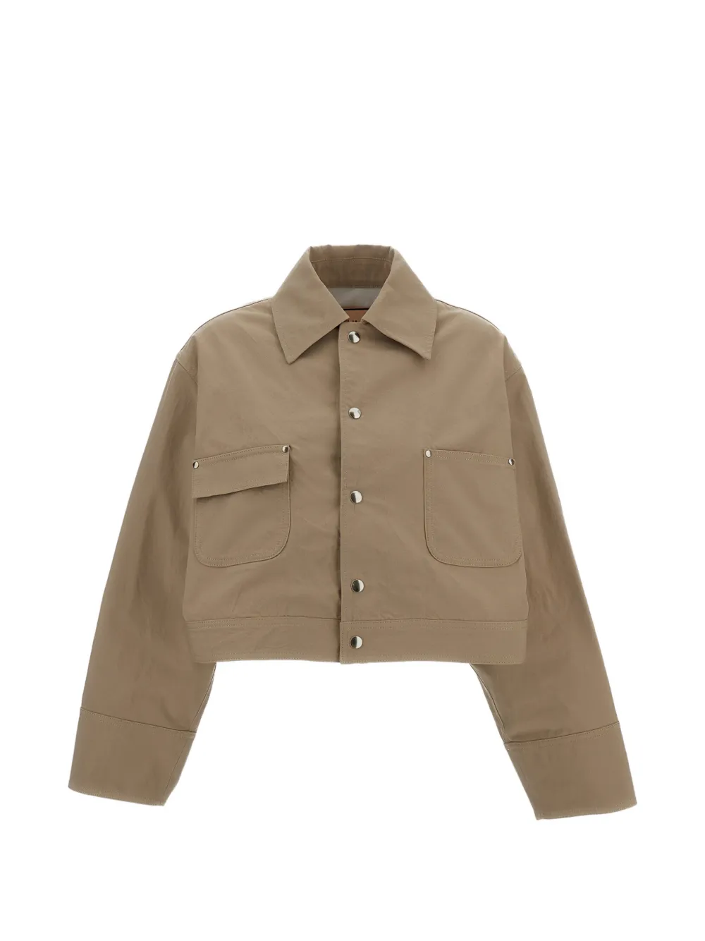 Plan C boxy pocket jacket - Toni neutri