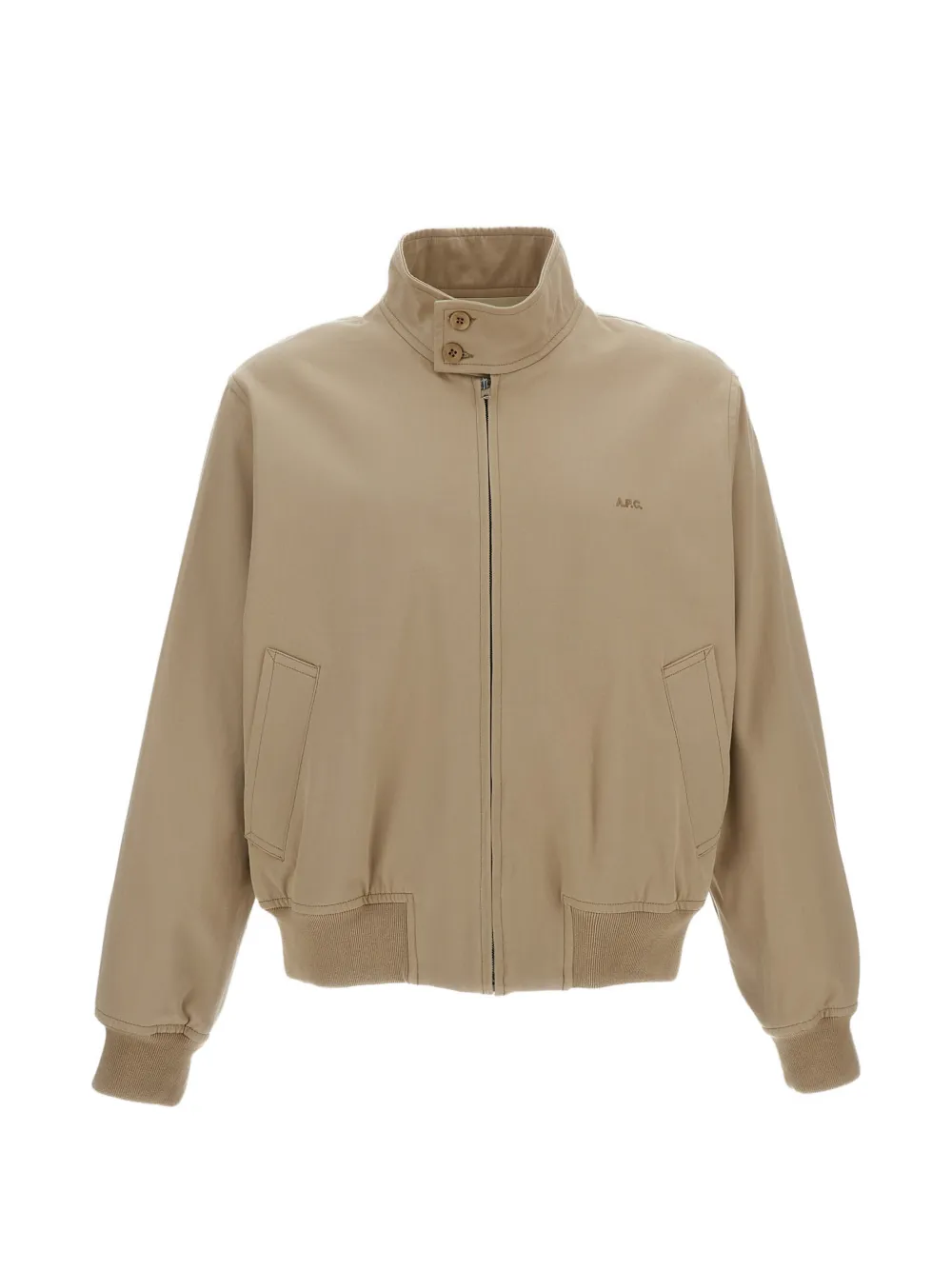 A.P.C. zip-up bomber jacket - Toni neutri