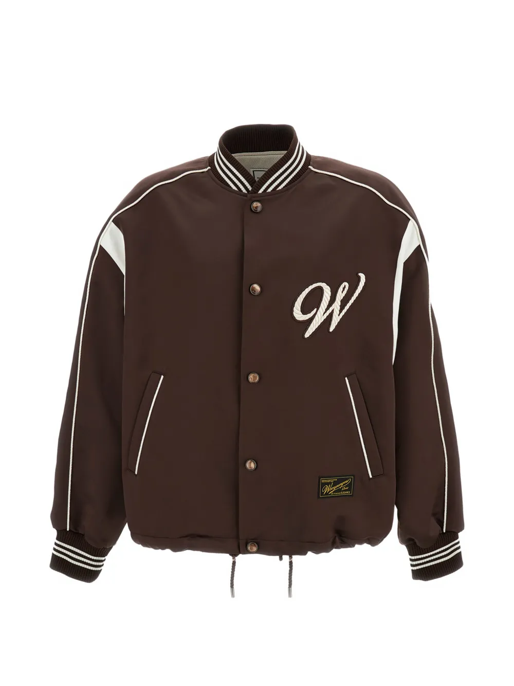 Wooyoungmi buttoned bomber jacket - Marrone