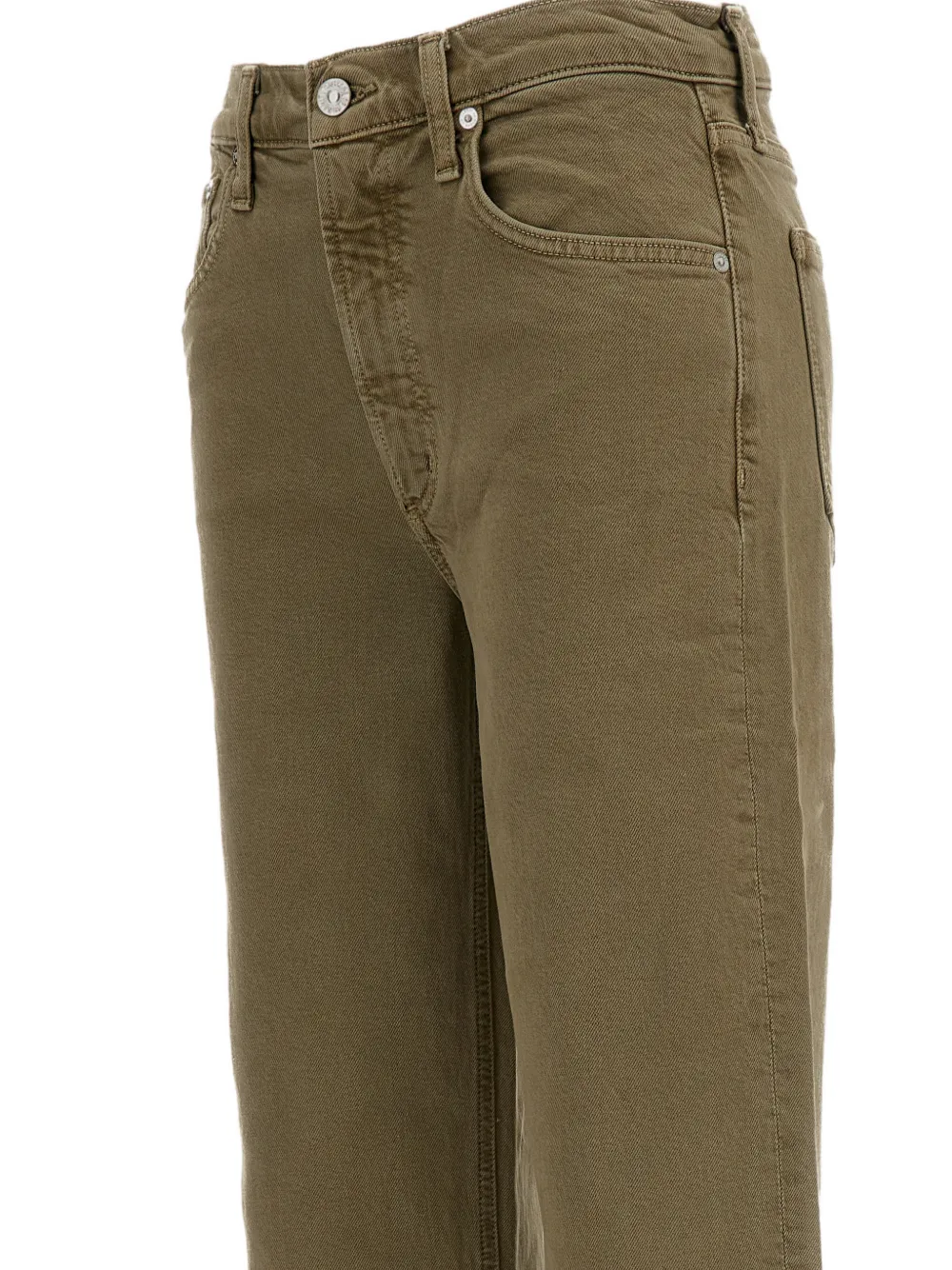 Citizens of Humanity High waist straight jeans Groen
