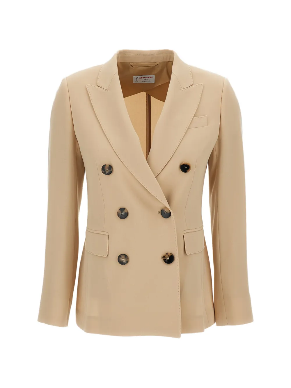 Alberto Biani double-breasted flap blazer - Toni neutri