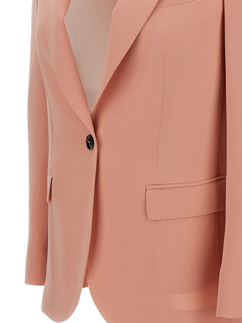  Alberto Biani Button Flap-pocket Jacket - Pink 