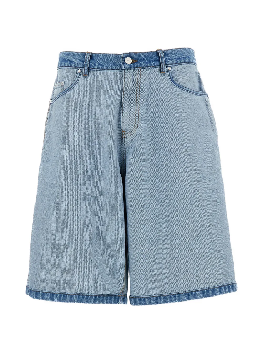 Arte Antwerp reversed denim shorts - Blu