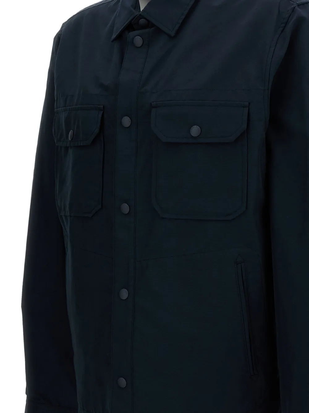  Woolrich Flap-pocket Collar Jacket - Blue 